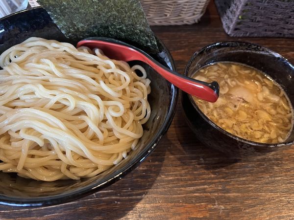 「魚介豚骨つけ麺（麺増し）」@RAMEN SHELTERの写真