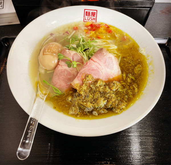 「限定　浅利塩らぁ麺」@麺屋LUSH 仙台店の写真