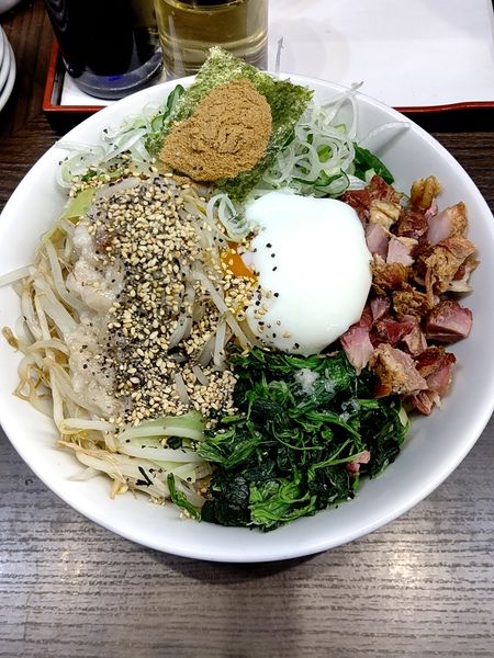 「まぜそば　850円」@はたお家の写真