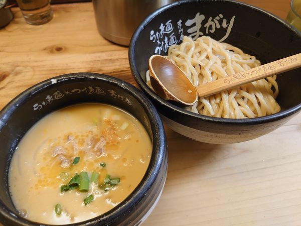 「味噌つけ麺(並盛、1000円)」@らあ麺×つけ麺専門店 まがりの写真