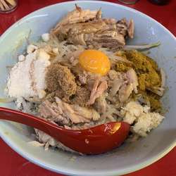 味噌カレーチーズまぜそば