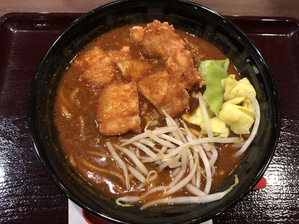 「うまこくカレーらーめん＋パリパリチキン＋１０辛　￥１１２０」@CoCo壱番屋 大府共和店の写真