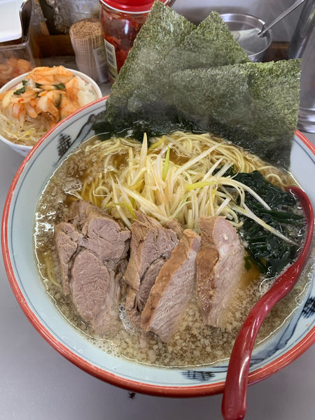 「ネギチャーシュー サービスライス」@ラーメンショップ 122号騎西店の写真
