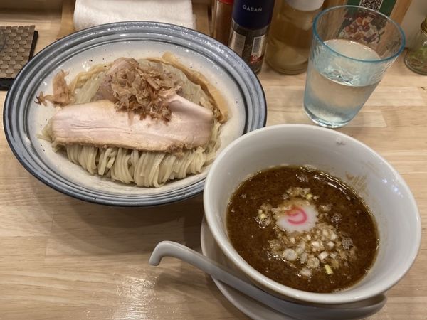 「魚介鶏白湯つけめん」@鶏そばムタヒロの写真