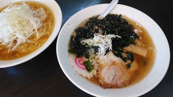 「ワカメらーめん」@手打ちラーメン蔵八 鹿沼店の写真