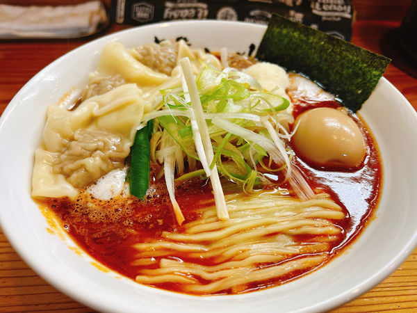「特製海老豚骨ラー麺 エビトンリング」@麺処 いし川の写真