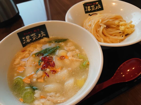 「ねぎタンつけ麺(950円)」@湯菜坊の写真