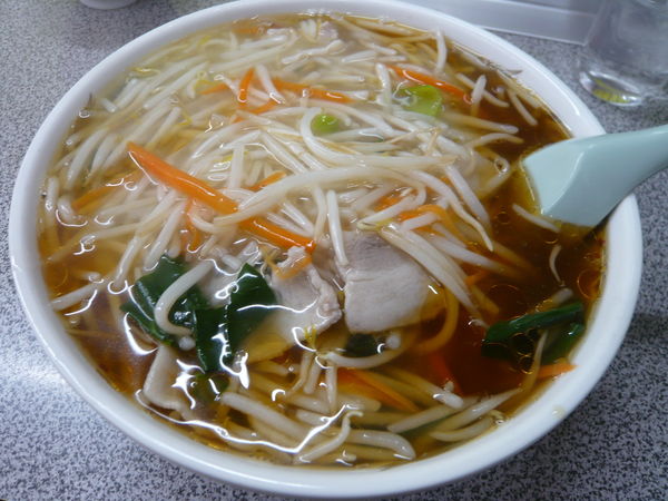 「もやしラーメン(麺少なめ)」@天津園の写真