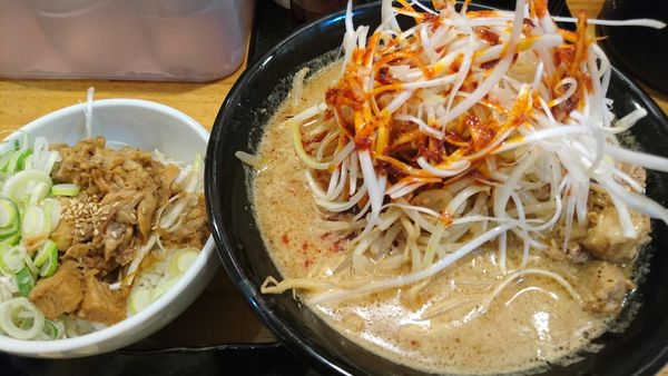 「ネギ辛北海道味噌ラーメン」@北海道味噌ラーメン 味噌のかんべの写真