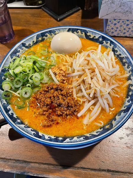 「全部乗せ坦々麺(大盛)」@麺処 鳴声の写真