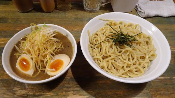 「ねぎつけ麺大盛り（1,050円）＋味付け玉子（100円）」@藍華の写真