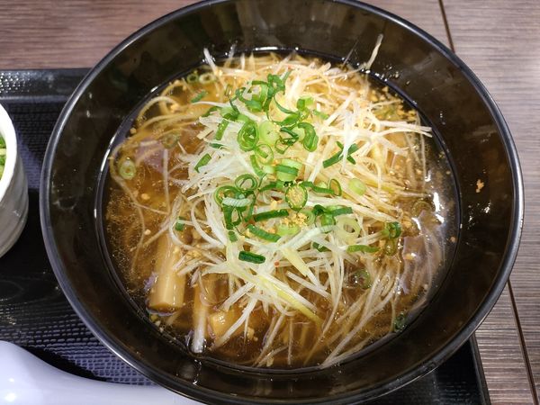 「ネギ醤油ラーメン」@らぁ麺MORIZUMIの写真