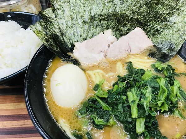 「らーめん 並盛 他 950円」@家系らーめん 教道家の写真