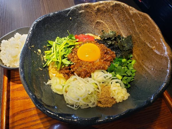 「羊のまぜそば　追い飯」@札幌味噌ラーメン ひつじの木 大森店の写真