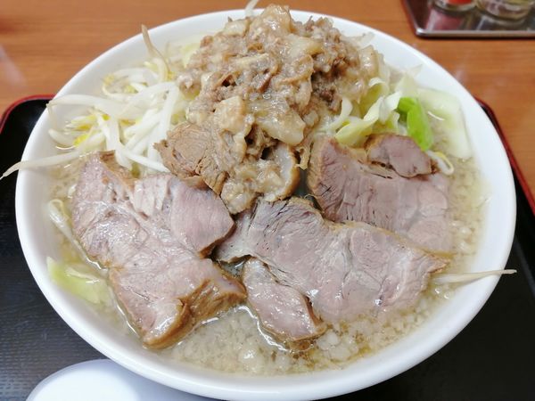 「ニボMAX 中盛り・ニンニク抜き　930円」@肉煮干中華そば 鈴木ラーメン店の写真