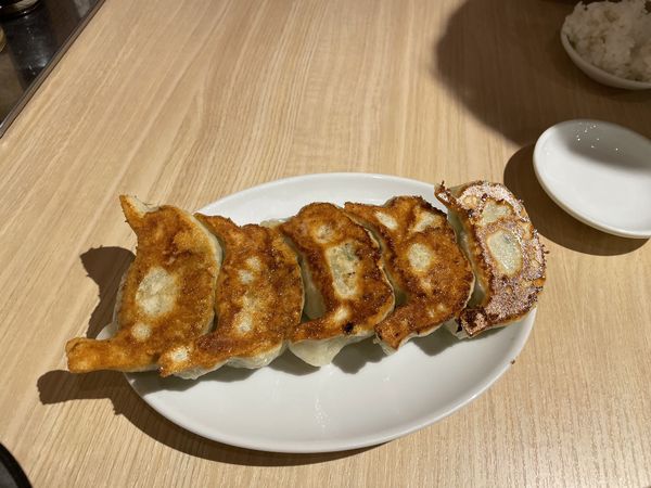 「手作り餃子5個」@しょうがラーメン七の庫の写真