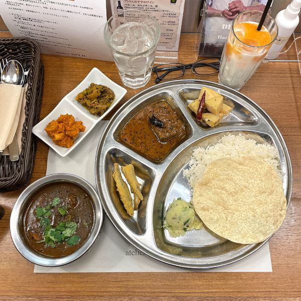 「北東インドの定食」@アトリエデリーの写真