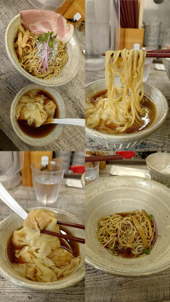 「『雲呑つけ麺 大盛(¥1180)』」@麺食堂 くにをの写真