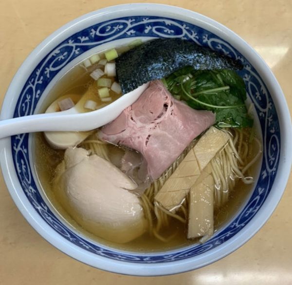 「煮干しそば白醤油&いわしソバ」@寿製麺よしかわ 川越店の写真