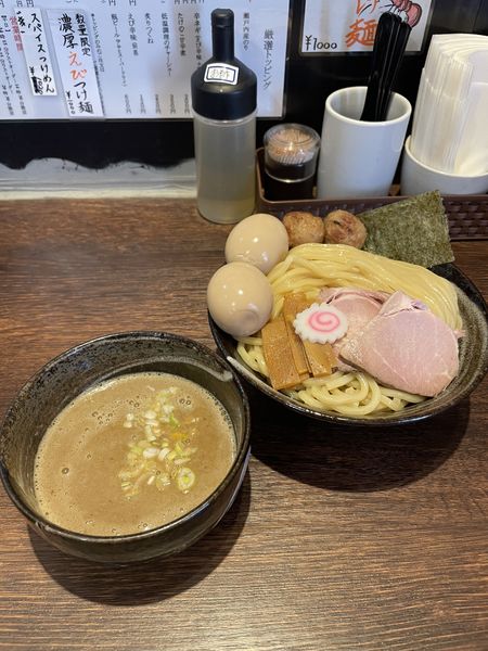 「つけ麺（中）」@麺処はなぶさの写真