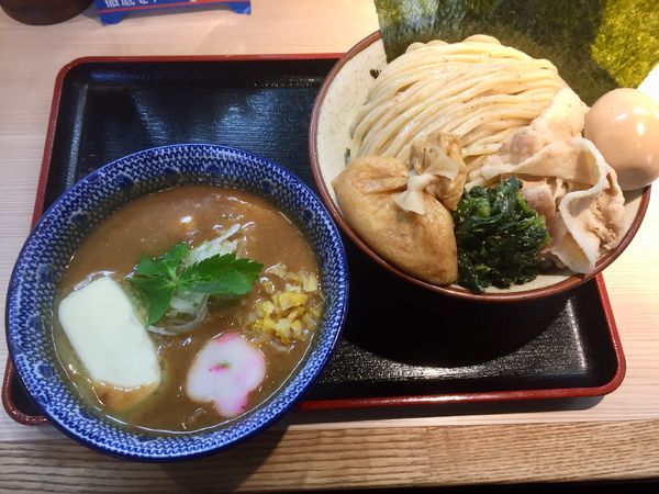 「【限定】特製柚子味噌butterつけ麺小結【1200円】」@らー麺土俵 鶴嶺峰の写真