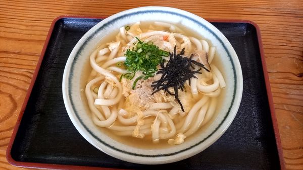 「たまごうどん」@本場手打ち 八川そばの写真