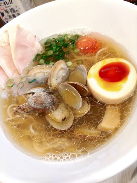 「魚貝塩そば」@人生夢路 徳麺の写真