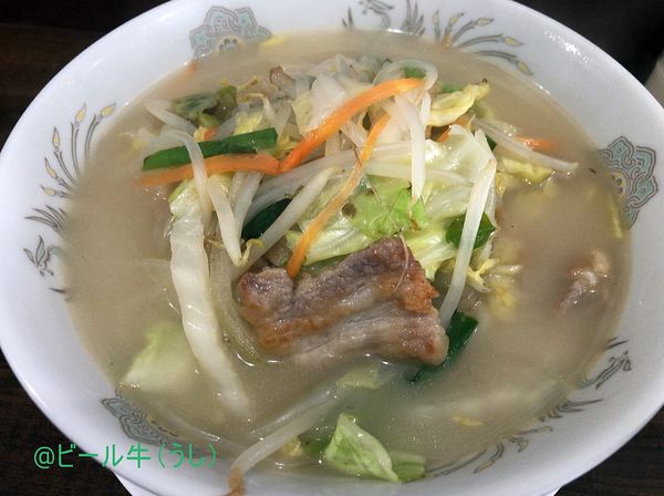 「タンメン(780円)」@中華 朋の写真