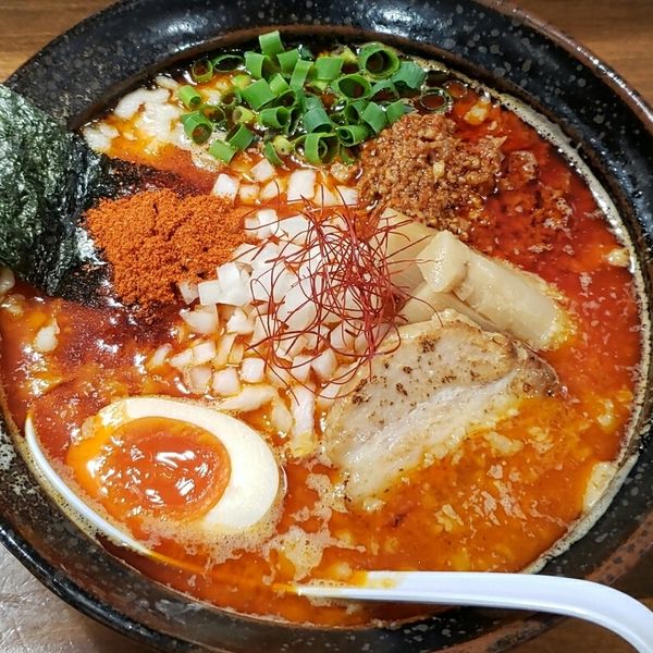 「【４店舗合同期間限定】むじゃき流激辛ラーメン ９００円」@三代目 むじゃきの写真