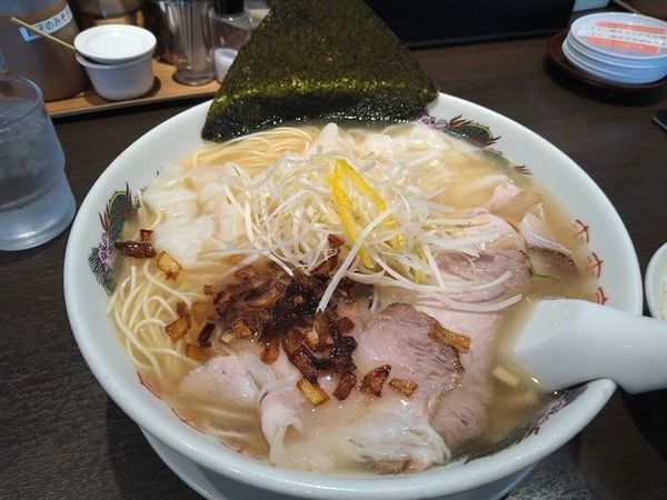 「塩わんたん麺」@来来亭 十条竹田店の写真
