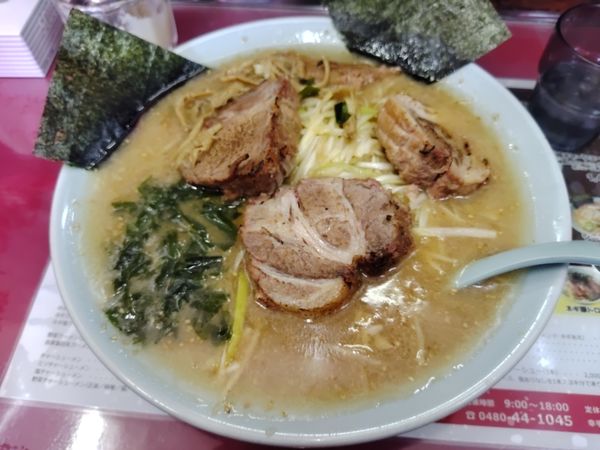 「特チャーシューメン味噌中盛やわめ脂多め」@ラーメンショップ幸手 金田亭の写真