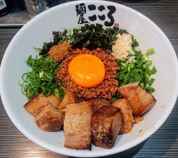 「全部のせ台湾まぜそば」@麺屋 こころ 蒲田店の写真