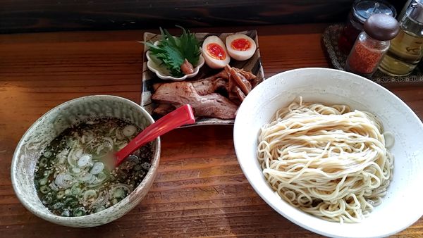 「梅と大葉のしおつけ麺」@麺屋はじめの写真