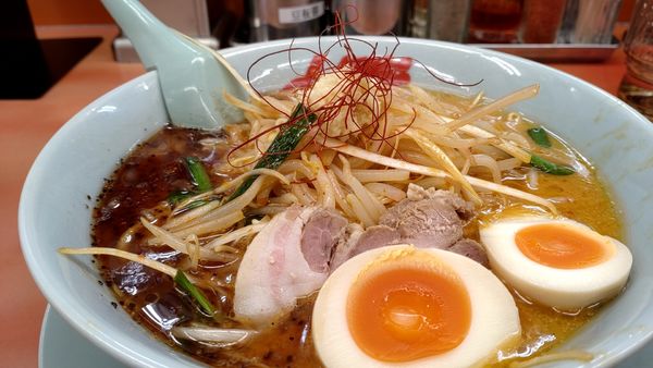 「特製もやし味噌ラーメン」@ラーメン山岡家 熊谷店の写真