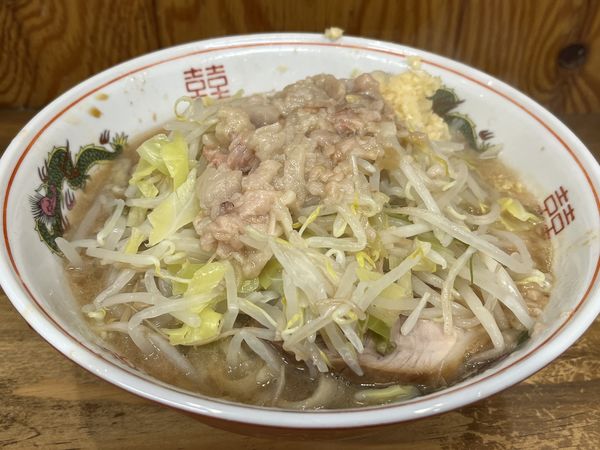 「小ラーメン少なめ(ニンニク、アブラ)」@ラーメン二郎 前橋千代田町店の写真