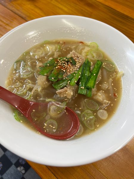 「牛ホルモンらーめん」@らーめん じゃげな 南箕輪店の写真