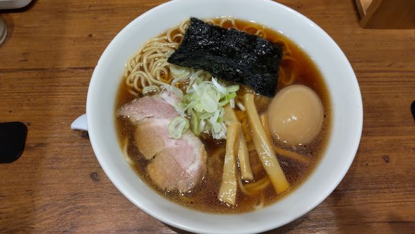 「鴨だし玉中華そば」@舎鈴 ビーンズ武蔵浦和店の写真