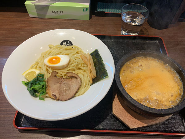 「伊勢海老つけ麺940円麺大盛無料」@らーめん 鞍の写真
