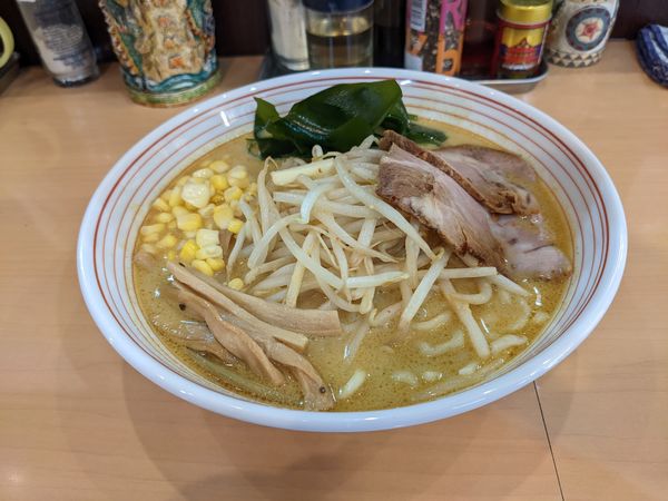「青森味噌カレー牛乳ラーメン」@魂麺の写真