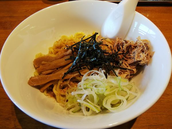 「油そば　並 1玉」@東京名物油そば 麺屋かとむら 伊那店の写真