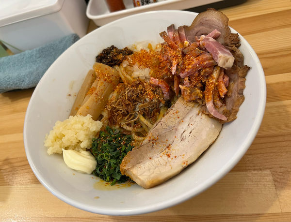 「まぜそば×フレーバー」@煮干らーめん 川むらの写真