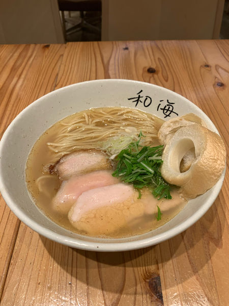 「塩ラーメン」@らーめん専門 和海 なんば店の写真