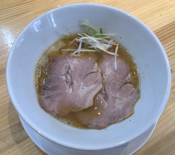 「サバ旨味塩そば（850円）」@中華そば 煮干しやの写真