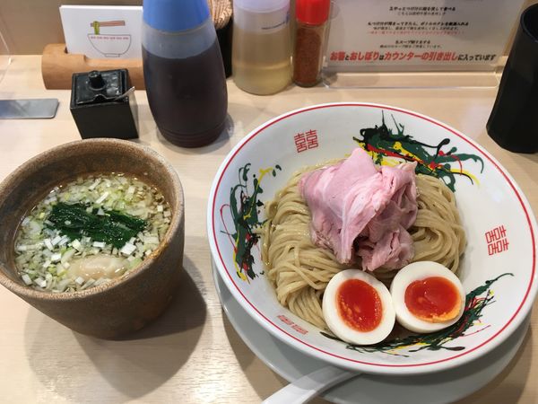 「特製鰹昆布水つけめん」@つけめん金龍の写真