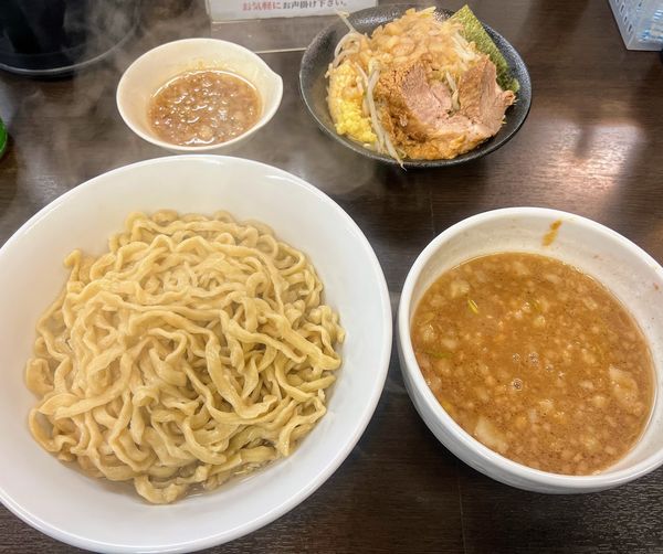 「（限定）味噌つけ麺」@ラーメンどでん 大宮店の写真