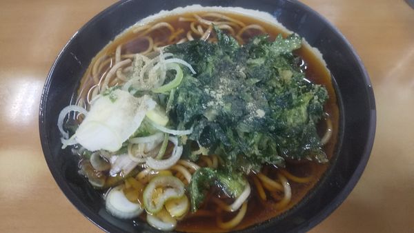 「春菊天そば(¥420)」@天亀そば 神田店の写真