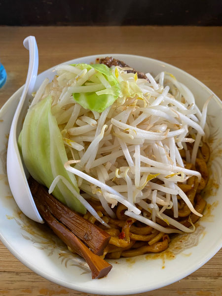 「まぜそば」@極太濁流ラーメン ロッキーの写真