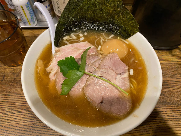 「特製平子煮干しそばくに」@新橋 纏の写真