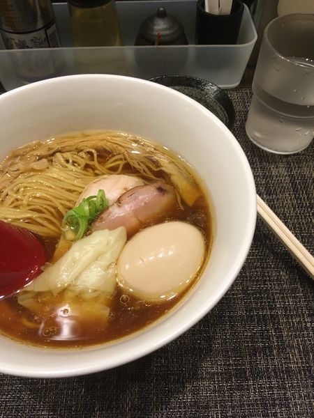 「味玉鶏の中華そば」@麺屋かなでの写真