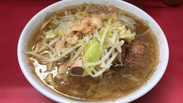 「ぶた5枚入　小ラーメン　￥800」@ラーメン二郎 環七一之江店の写真